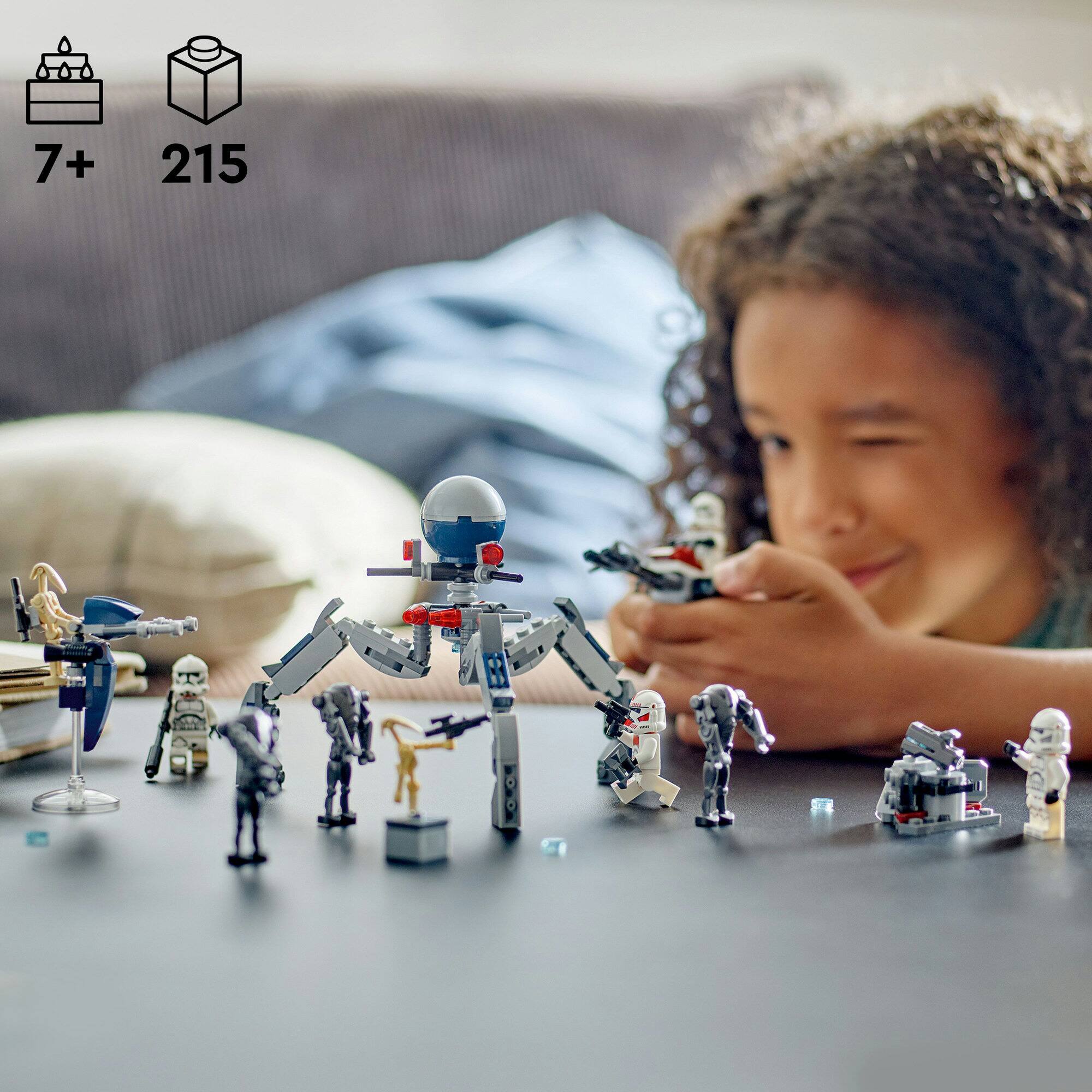 LEGO® Star Wars™ Clone Trooper™ & Battle Droid™ Battle Pack 75372